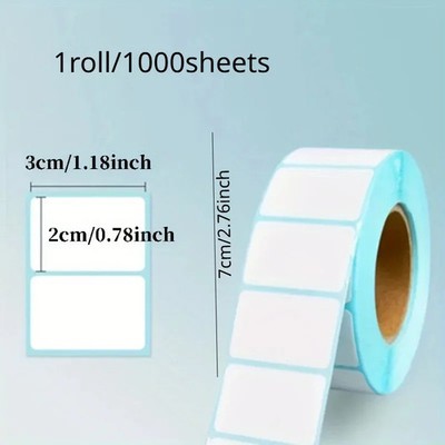 Selbstklebende Allzwecketiketten Rolle 1000 Blatt hands Schulung