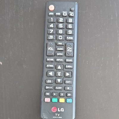 LG TV Remote Control Simplink Wireless AKB73715608 Black For LG TVs