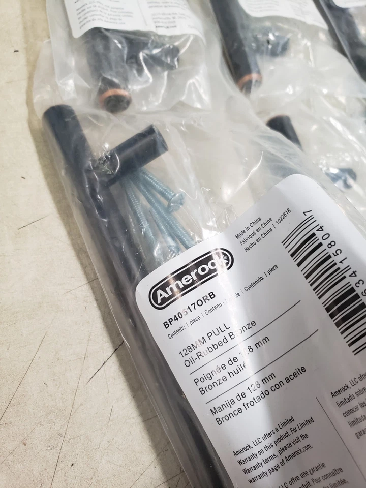 Lote de 23 - Tirador de cajón Amerock BP55278ORB, 6-5/16 centro bronce frotado con aceite Foto 2 de 4