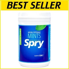 Natural Peppermint Xylitol Mints - Sugar Free, Gluten-Free, 1200 Pieces