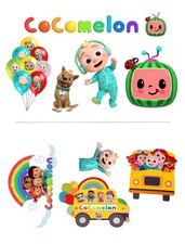 Cocomelon inspired Premium Edible Icing Sheet Cake Toppers Cake Decoration
