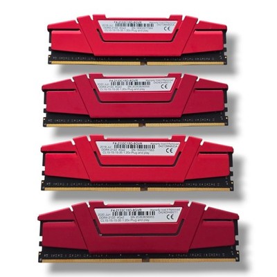   G.SKILL DDR4 16GB Kit (4x4GB) 2133MHz CL15 Rot  #2139