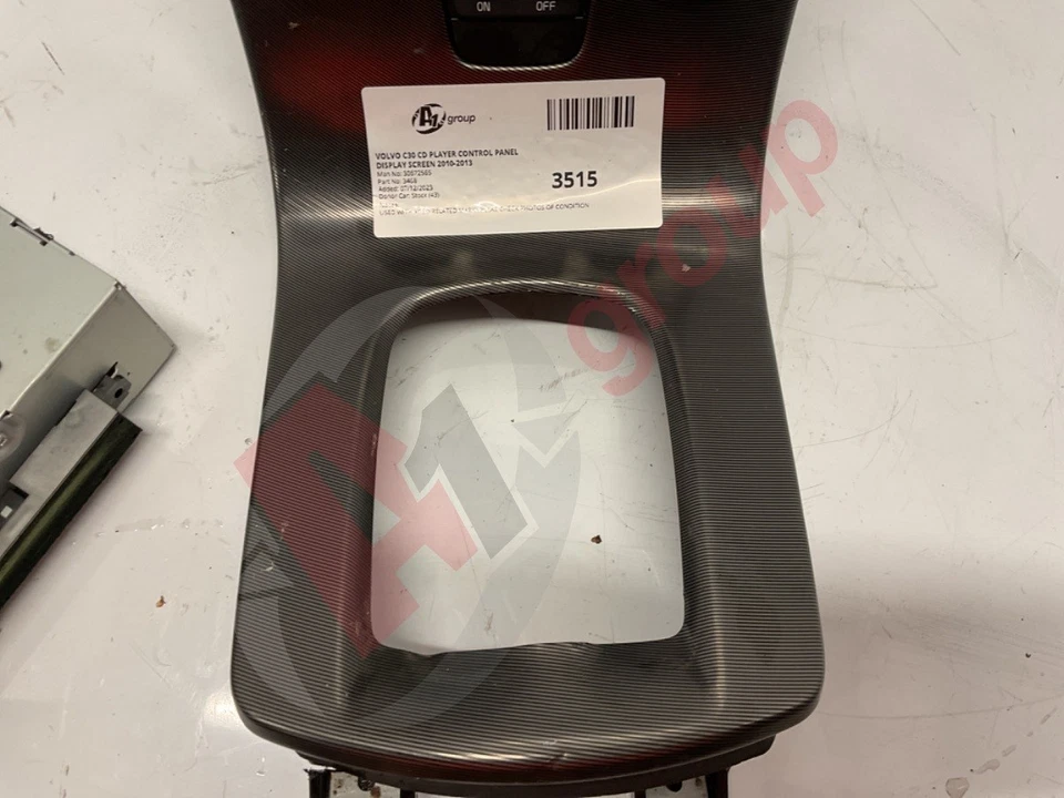 VOLVO C30 CD PLAYER CONTROL PANEL DISPLAY SCREEN 2010-2013  30672565 - Image 3 of 4