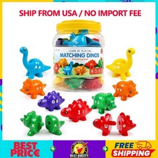 Dinosaur ABC Learning Toys: Montessori Preschool Alphabet Matching Game for Kids