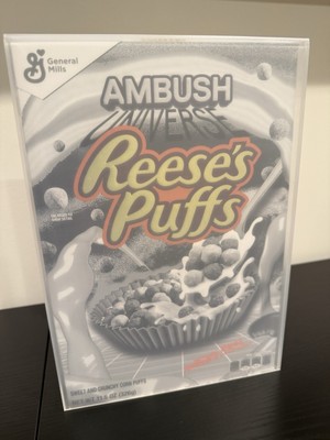 Ambush X Reeses Puffs Limited Edition Cereal Box