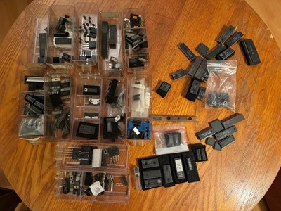 Large Lot NOS IC Chips   Hunderte integrierte Schaltkreise   Audio/Video ICs   M
