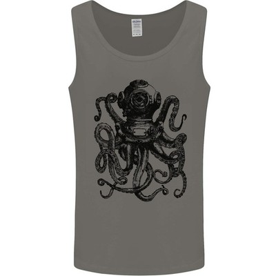 Scuba Octopus Taucher Tauchweste Herren Tanktop