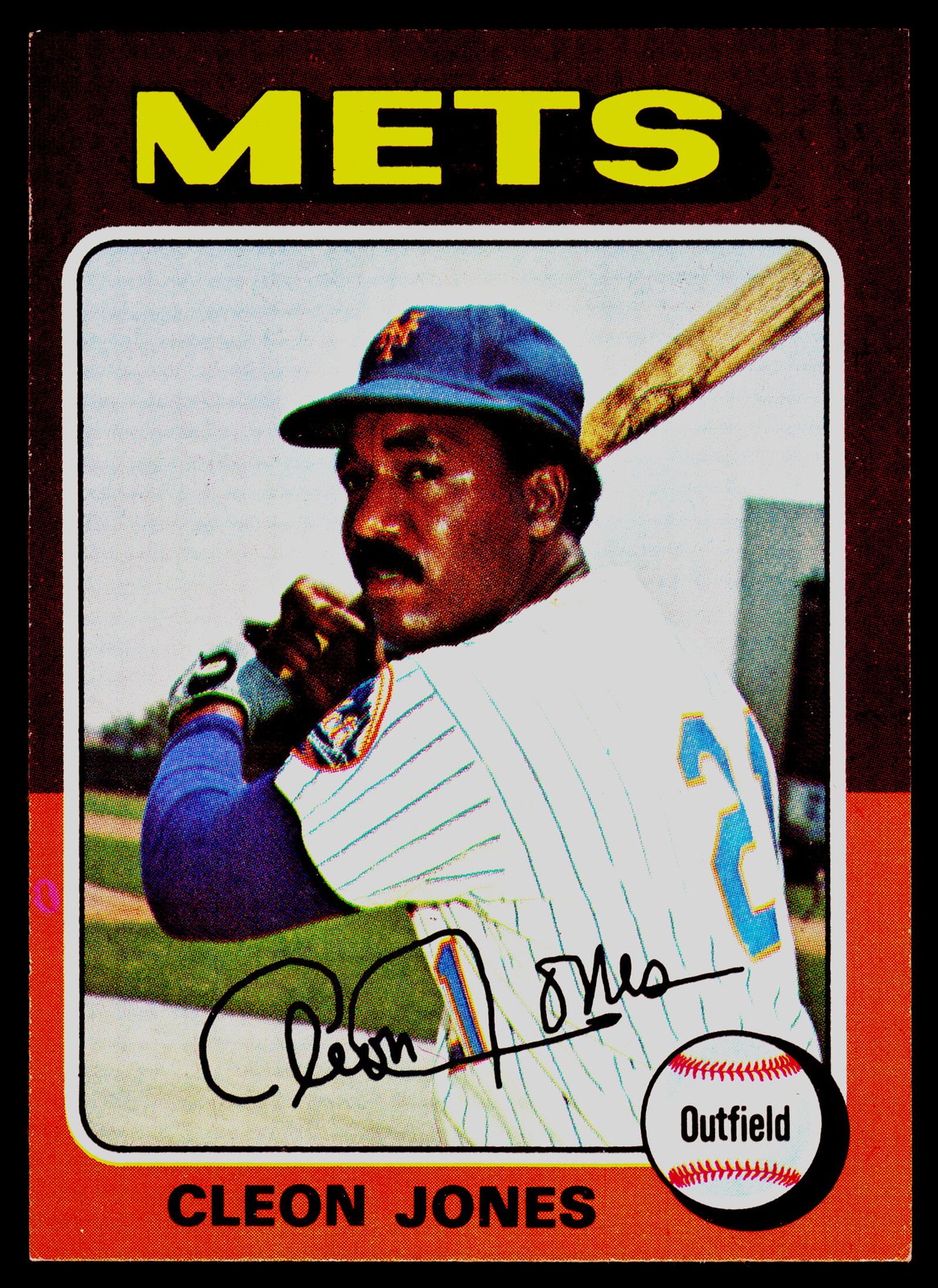 1975 Topps #43 Cleon Jones - EX
