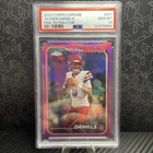 2024 TOPPS CHROME PINK REFRACTOR #201 JAYDEN DANIELS ROOKIE RC PSA 10