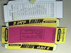 REPLIQUE SOCLE DE BOITE GORDINI F1 MINIALUXE 1958