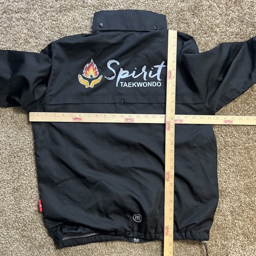 MOOTO Jacket Adult Size Large (3) Black Full Zip Martial Artist Spirit Taekwondo - Picture 10 of 13