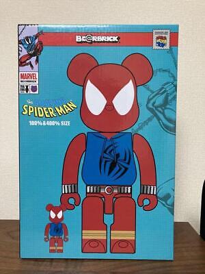 BE@RBRICK BEARBRICK 400% $ 100% Scarlet Spiderman MEDICOM BE@RBRICK BEARBRICK 400% $ 100% Scarlet Spiderman MEDICOM