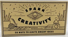 SPARK CREATIVITY: Box of Inspiration/Novelty Book by Chronicle Books, 2018 ~ NEW
