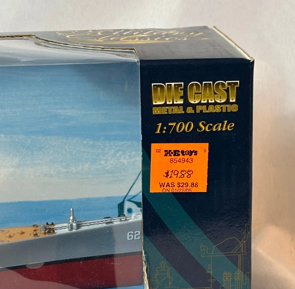 2003 Gearbox Toys & Collectibles U.S.S. New Jersey 1:700 Scale Model In Box - Image 3 of 4