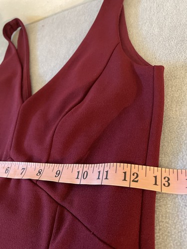 Lulu's Kleid Damen klein lila Pflaume klassisch elegant Abend Made in USA - Bild 12 von 13