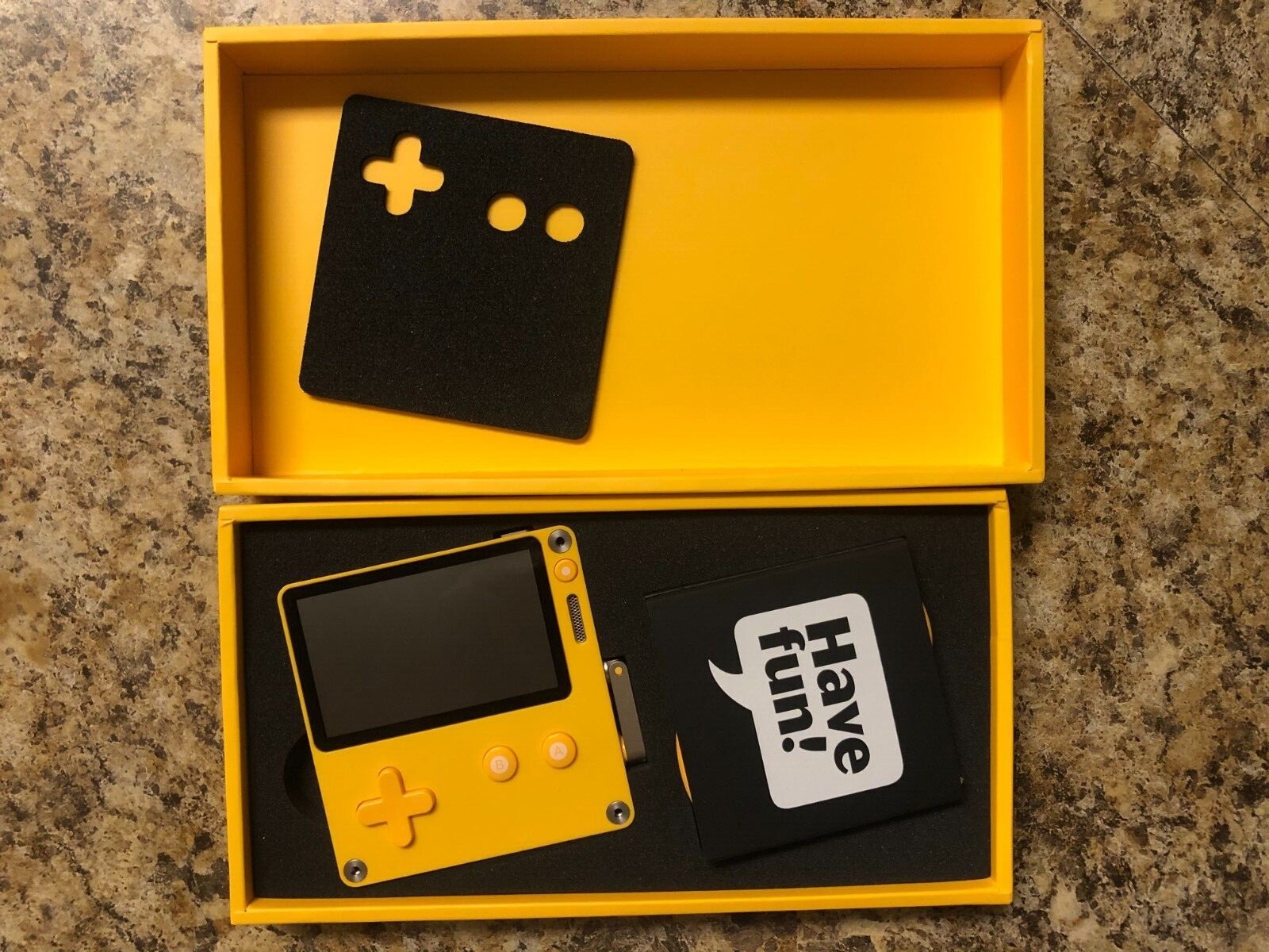 Playdate Panic Console Yellow (PDUY01) In Box, Plus Cover and 8