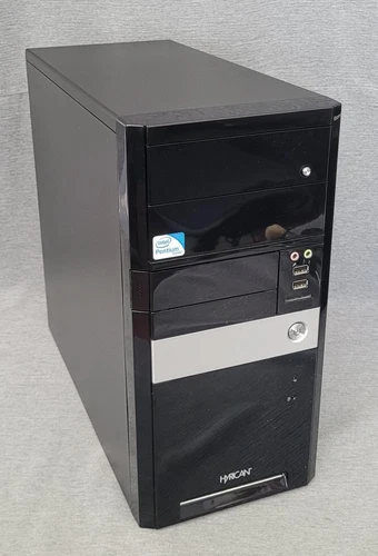 Hyrican ATX Midi Tower PC Gehäuse mit 420W Netzteil DVD-Brenner 500 GB SATA HDD