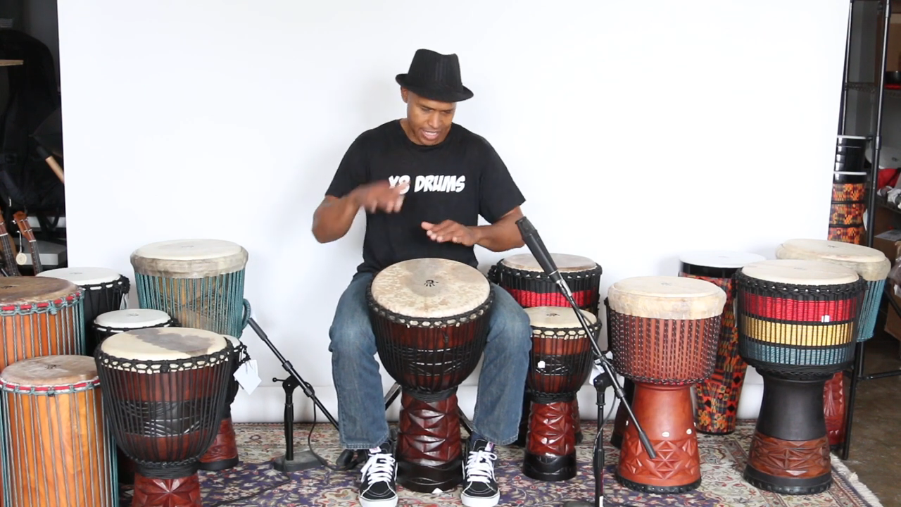 Ruby Pro African Djembe - Free Shipping