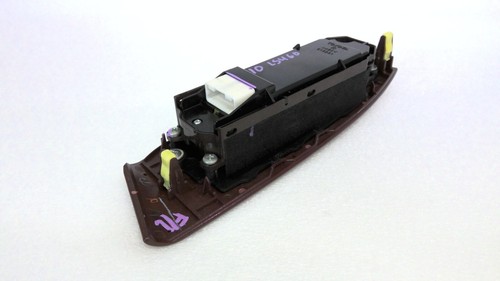 FRONT LEFT DOOR MASTER WINDOW SWITCH BROWN WOOD OEM 2010-2012 LEXUS LS460 LS600H - Picture 11 of 13