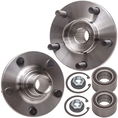 Pair Front Wheel Bearing Hub Assembly for 2010 - 2013 Ford Transit Connect  CA