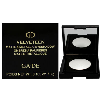 GA-DE Velveteen Matte&Metallic Eyeshadow-227 White Whisper White - 0.105 oz