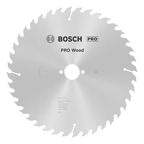 Bosch Zubehör Pro Wood Kreissägeblatt, 254 x 2,8 x 30 mm, 60 Zähne, für Netz...