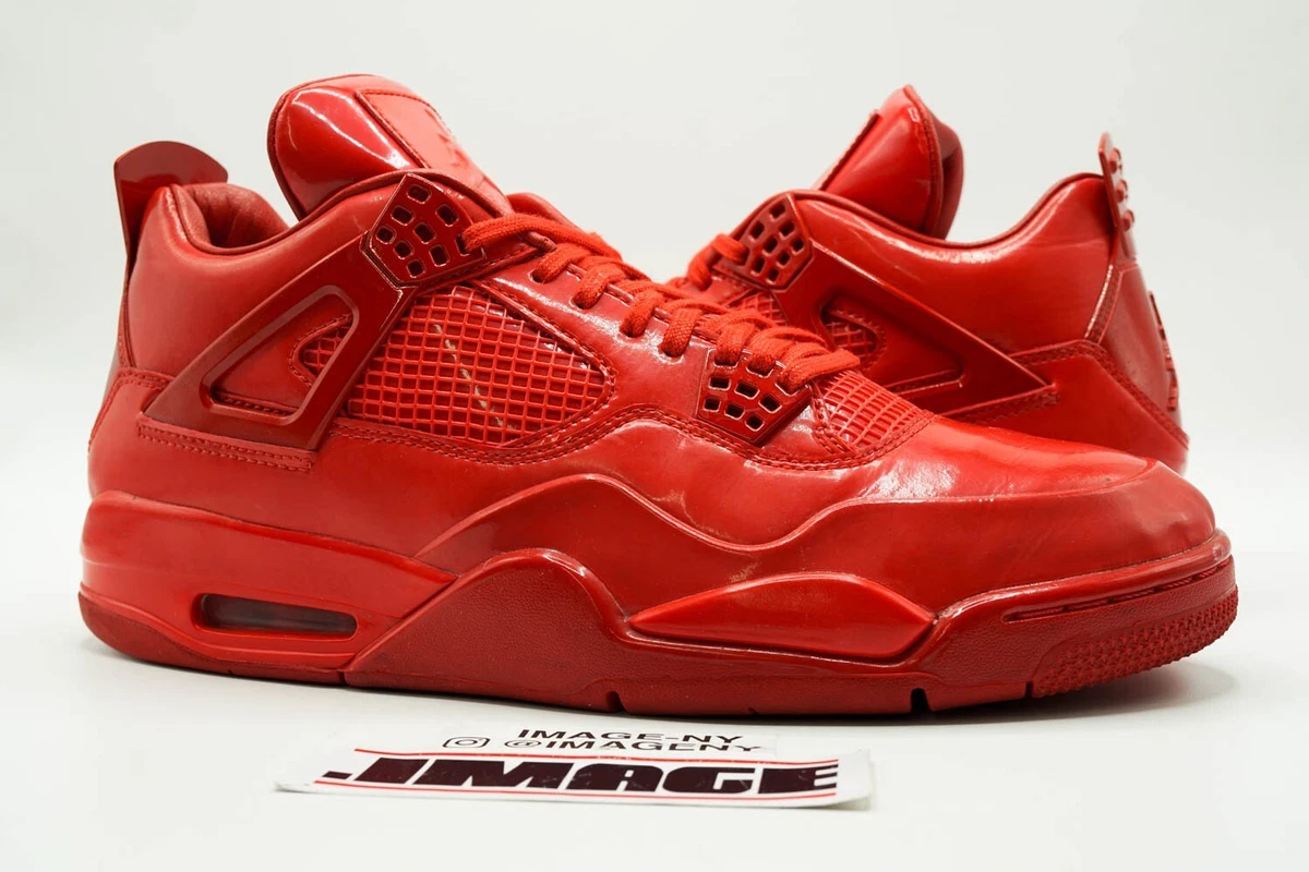 AIR JORDAN 4 IV 11LAB4 RETRO USED SIZE 11.5 UNIVERSITY RED WHITE 719864 600