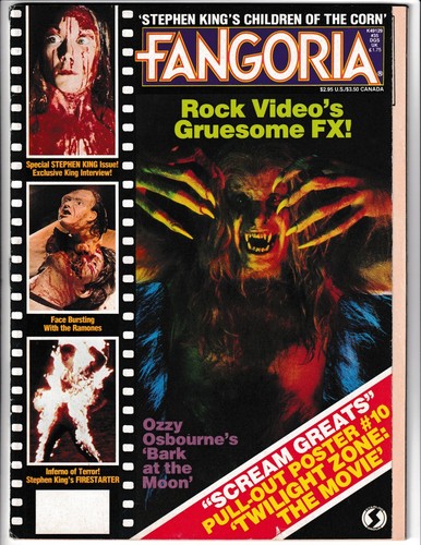 FANGORIA 35 SEHR SCHÖN HORROR-MAGAZIN CHILDREN OF THE CORN TWILIGHT ZONE UNHEIMLICH (1984)