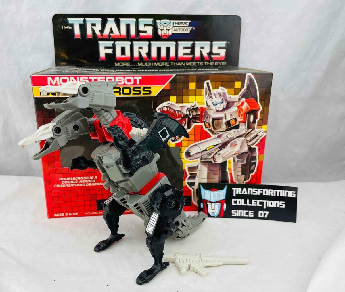 TRANSFORMERS MONSTERBOT DOUBLECROSS 当時物 Transformers G1 1987 C-100 Doublecross monsterbots MIB