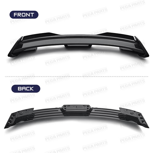 Gloss Black For 2024 2025 Ford Mustang DH Style Rear Spoiler Wing W/Gurney Flap - Picture 4 of 13