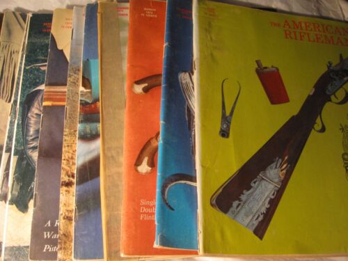 1972-1973 Vintage......Lot of 12 American Rifleman Magazines----1972 & 1973