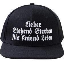 Snapback Kappe | Cap "Lieber stehend sterben als stehend leben" | unisex Basecap