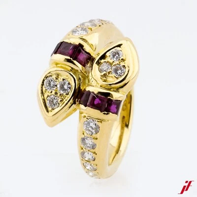 Ring 750/18K Gelbgold Rubin Brillanten - Wert 2.500€ - Bild 1 von 2