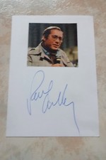Paul Anka Autogramm signed 10x15 cm Karteikarte mit Magazinbild