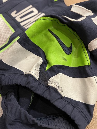 Seattle Seahawks NFL Authentic Game Worn Used Nike Jersey Home #34 2020 Season - Picture 10 of 12