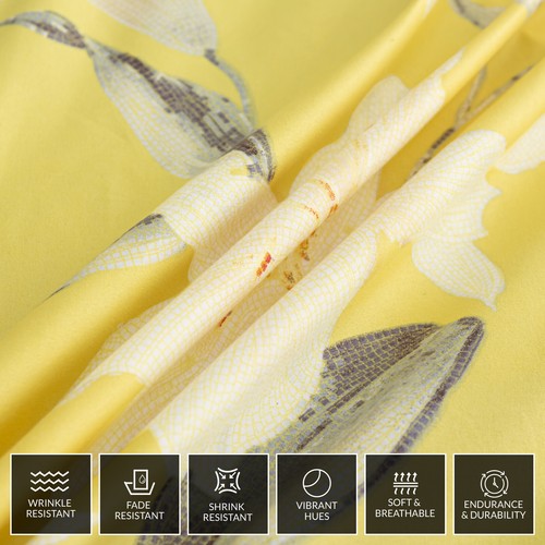 Duvet Cover Set Double Reversible Luxury Quilt Cover Set Bedding Set King Size - Picture 312 of 462