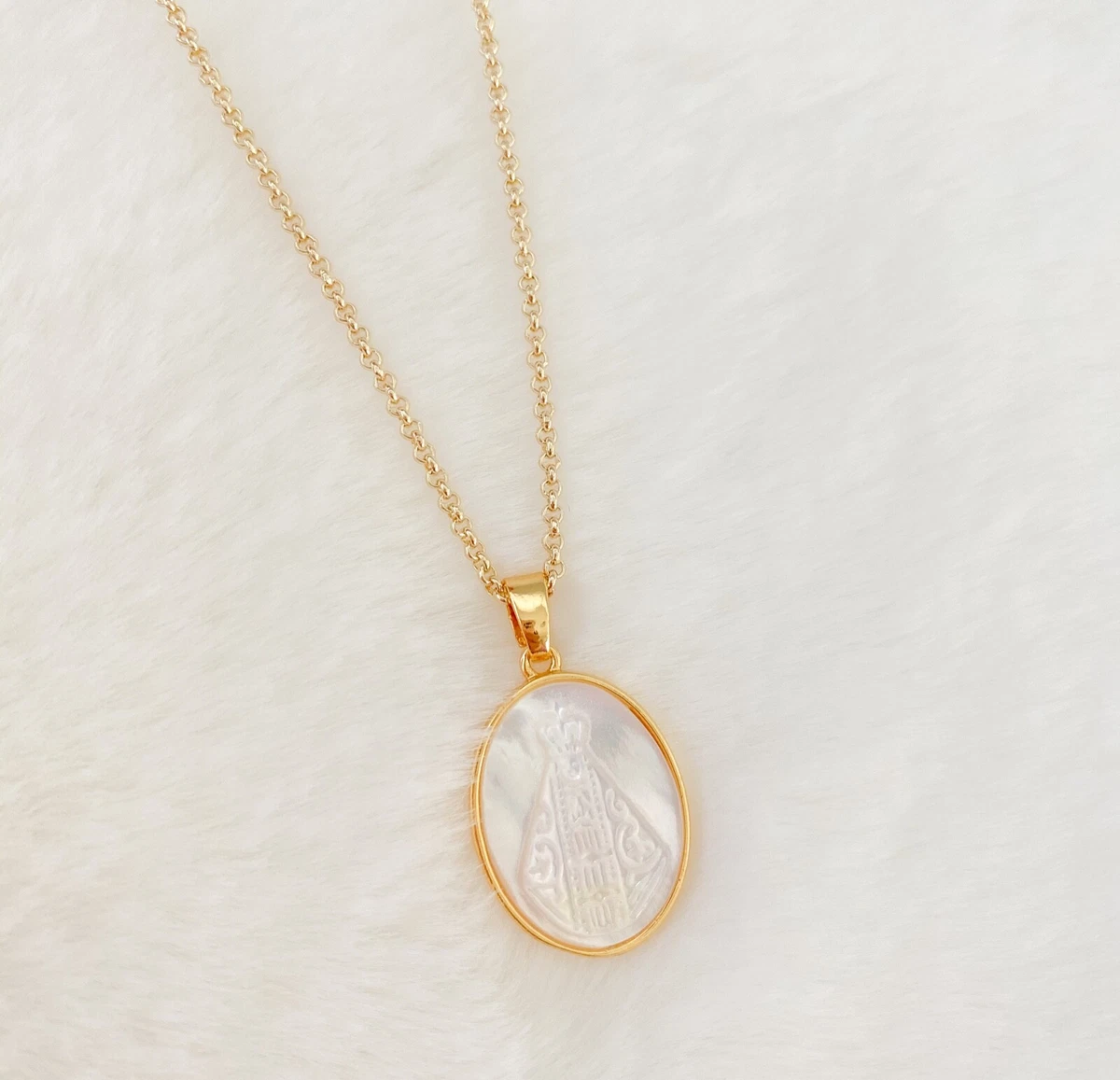 Virgen Del Valle Necklace religious jewelry Virgin Mary Venezuelan