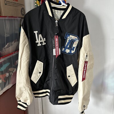 Los Angeles Dodgers ジャケット ネイビー New Era MLB Los Angeles Dodgers Varsity Jacket - Blue
