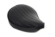 Black Tuck and Roll Solo Seat Small fits Harley Davidson