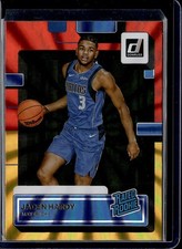 2022-23 Donruss #235 Jaden Hardy Rated Rookie Holo Red & Gold Laser Mavericks