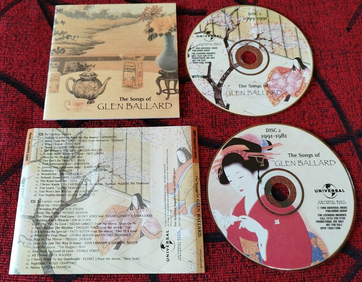 GLEN BALLARD ** The Songs Of Glen Ballard ** 1999 USA PROMO