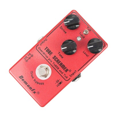 Demonfx TS II RED with 2 Overdrive options. Internal mode switch
