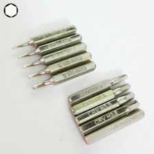 Hex Bit Set H0.7,H0.9,H1.0 H1.3,H1.5,H2.0,H2.5,H3.0,H3.5,H4.0 4mm bits torx 10PC
