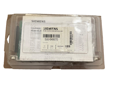 Siemens ZIC-8B Fire Alarm Zone Indicating Card (NEW IN BOX)