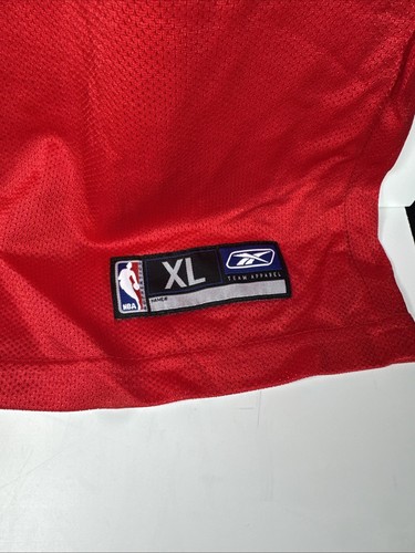 Camiseta deportiva vintage Reebok NBA Houston Rockets Tracy McGrady #1 XL roja juvenil - Imagen 12 de 12