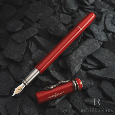 Montblanc Heritage Collection Rouge et Noir Coral Fountain Pen ID