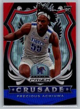 2020 Panini Prizm Draft Picks Collegiate #88 Precious Achiuwa Ruby Wave