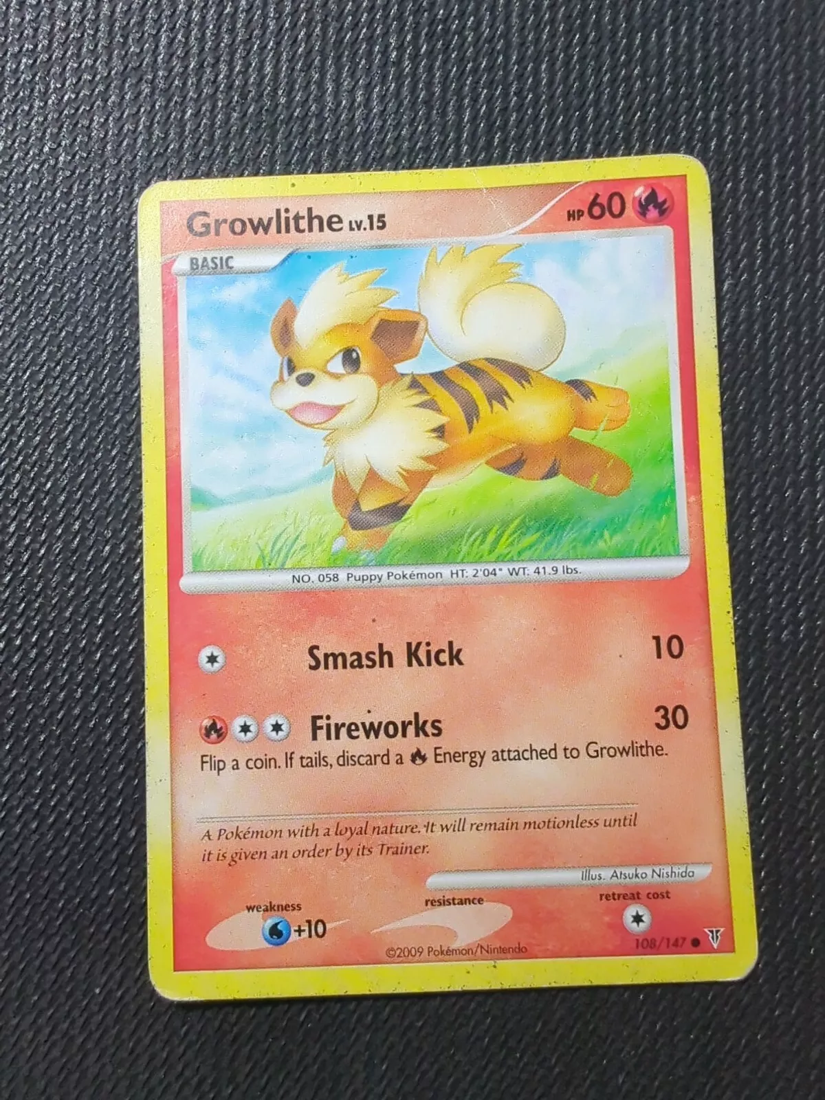 Pokémon JCG Growlithe Supreme Victors 108/147 Régulier Commun