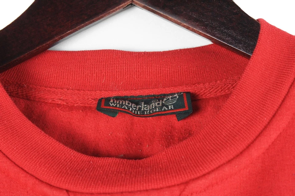 Vintage Timberland Sweatshirt Size S crewneck sport style retro 90s jumper - Image 4 of 4