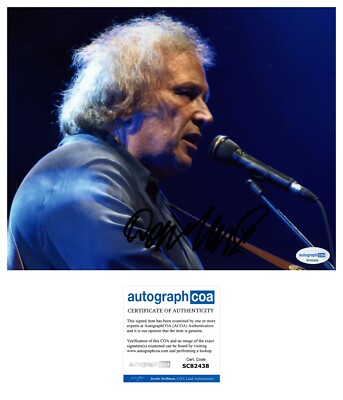 DON MCLEAN SIGNED LEGENDARY SINGER AMERICAN PIE 8x10 PHOTO - ACOA COA